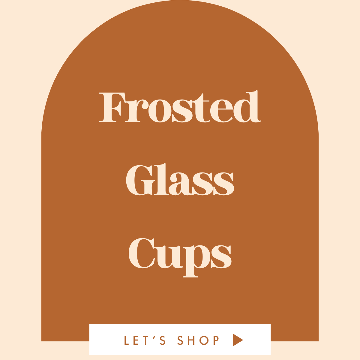 Frosted Glass Cups