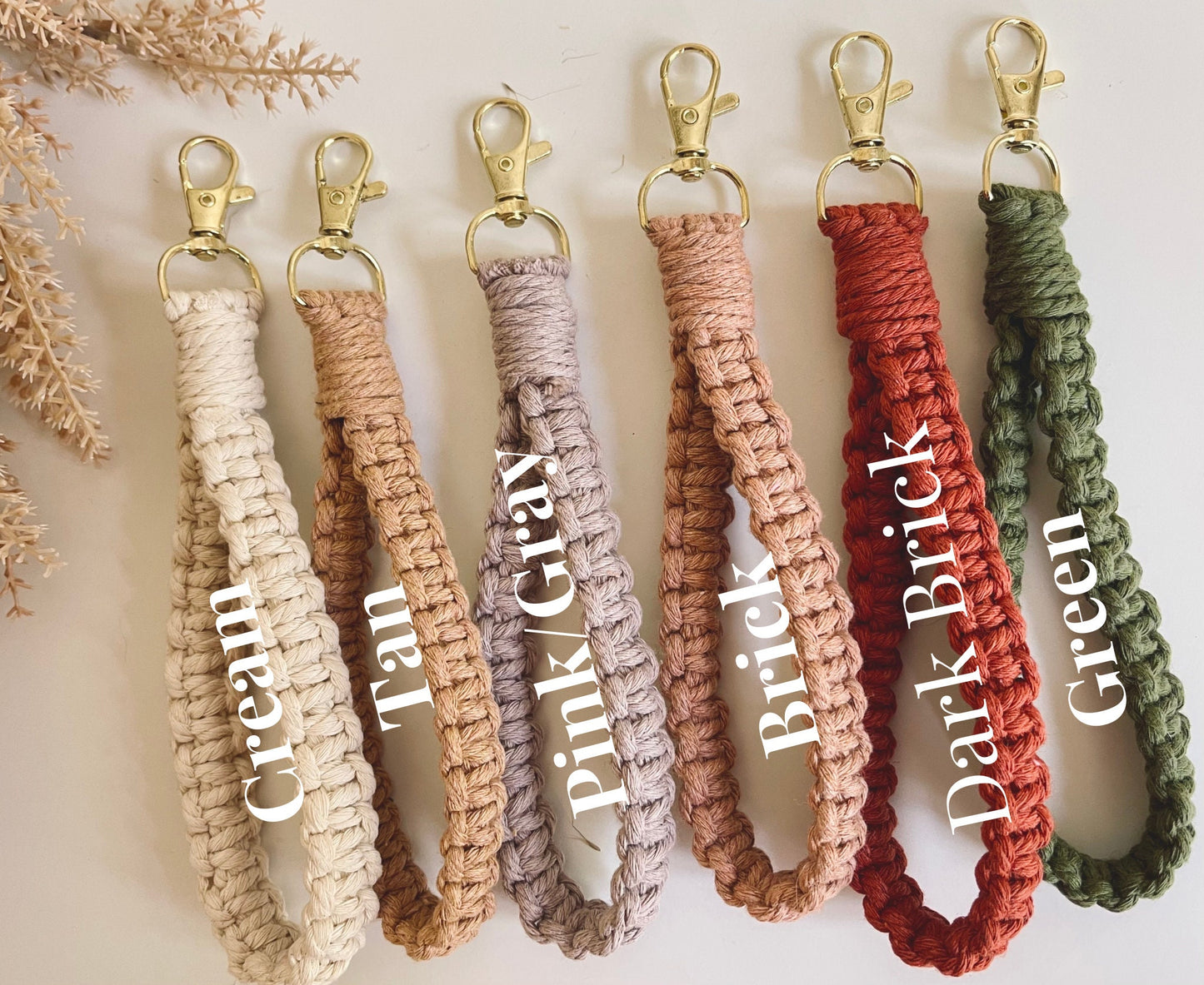 Macrame Wristlet | Macrame Keychains