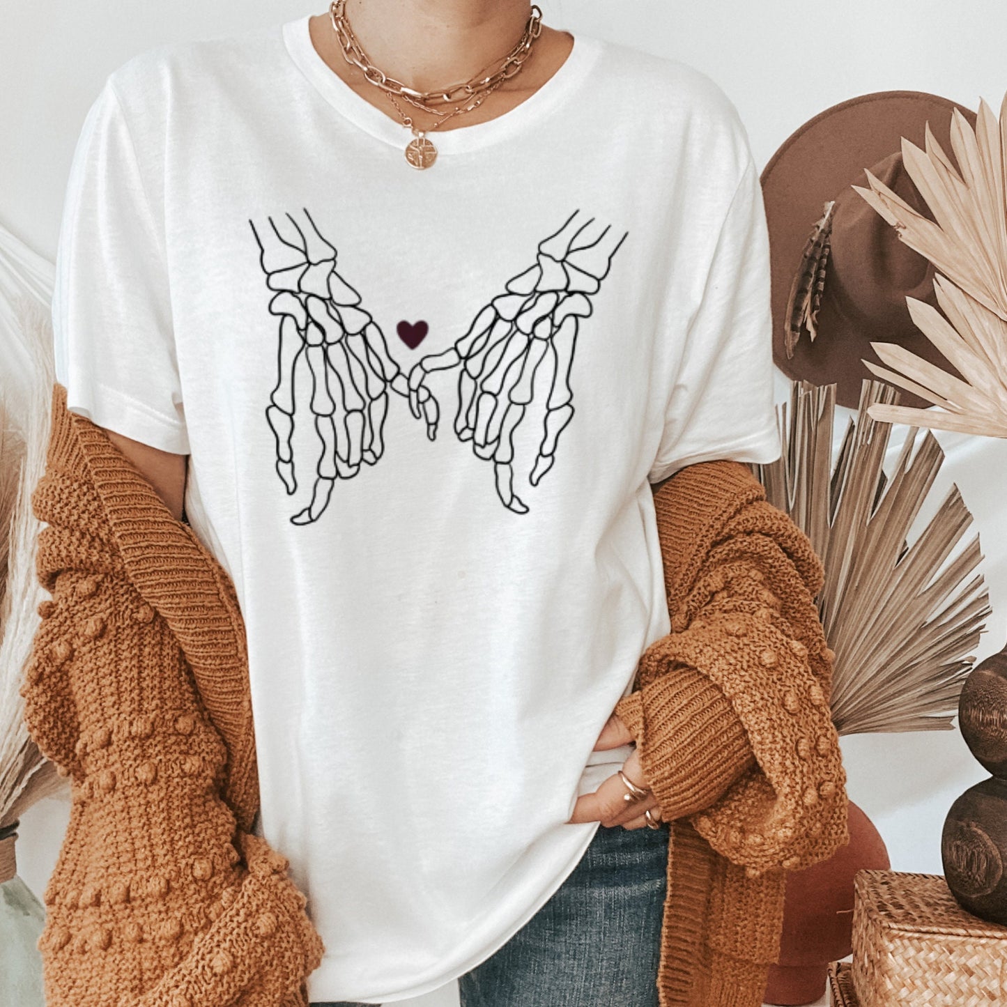 Skeleton Hands Shirt